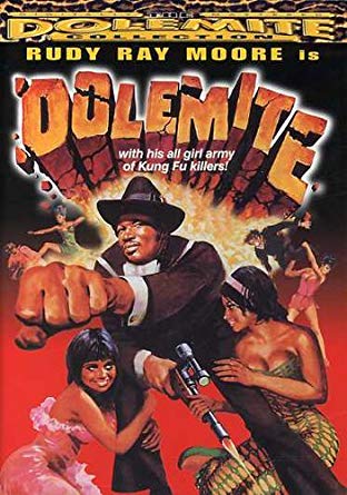 Cover art for Rudy Ray Moore's first film "Dolemite"